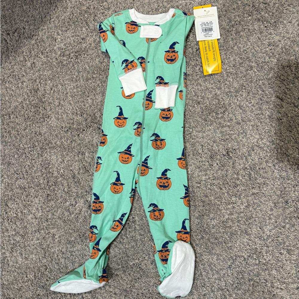 The Beaufort Bonnet Company Mint Pumpkin Pajamas